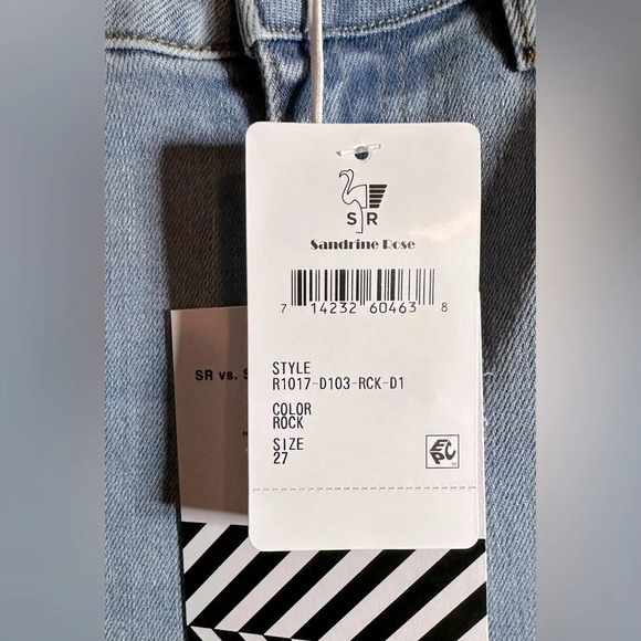 NWT Sandrine Rose Flared Denim Jeans Size 27 - Picture 4 of 6